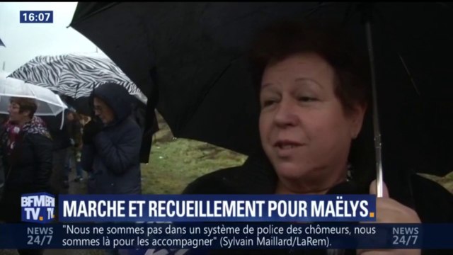On est tous touchés , les participants à la marche pour Maëlys expriment leur soutien