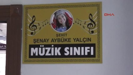 Tokat Şehit Aybüke Öğretmenin Adı Müzik Sınıfına Verildi