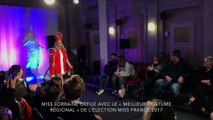 Miss Lorraine 2017, Cloé Cirelli, défile à Plombières avec son costume sacré à l’élection Miss France
