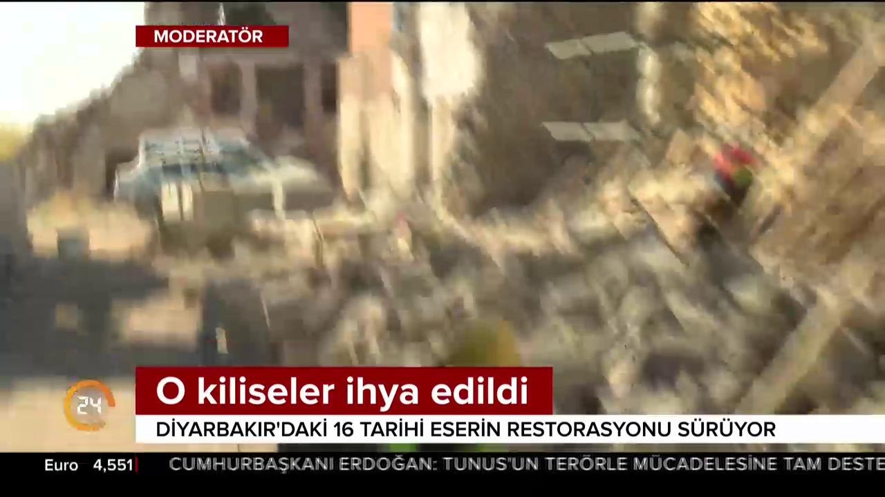 O kiliseler ihya edildi