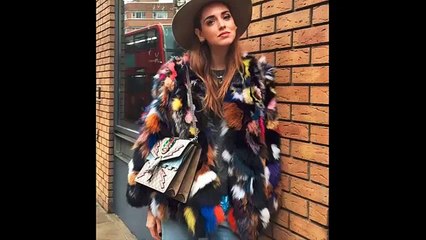 fur coats street style in winter - 2018 fashionista