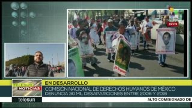 México: familiares exigen verdad a 39 meses del caso Ayotzinapa