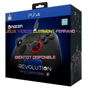 Jeux Vidéos clermont-ferrand - Nacon Revolution 2 Pro Controller PS4 ( Prochainement )