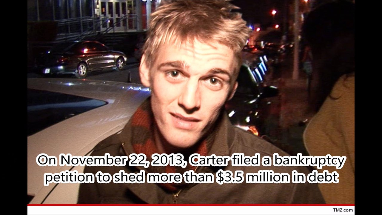 aron carter bankrupt