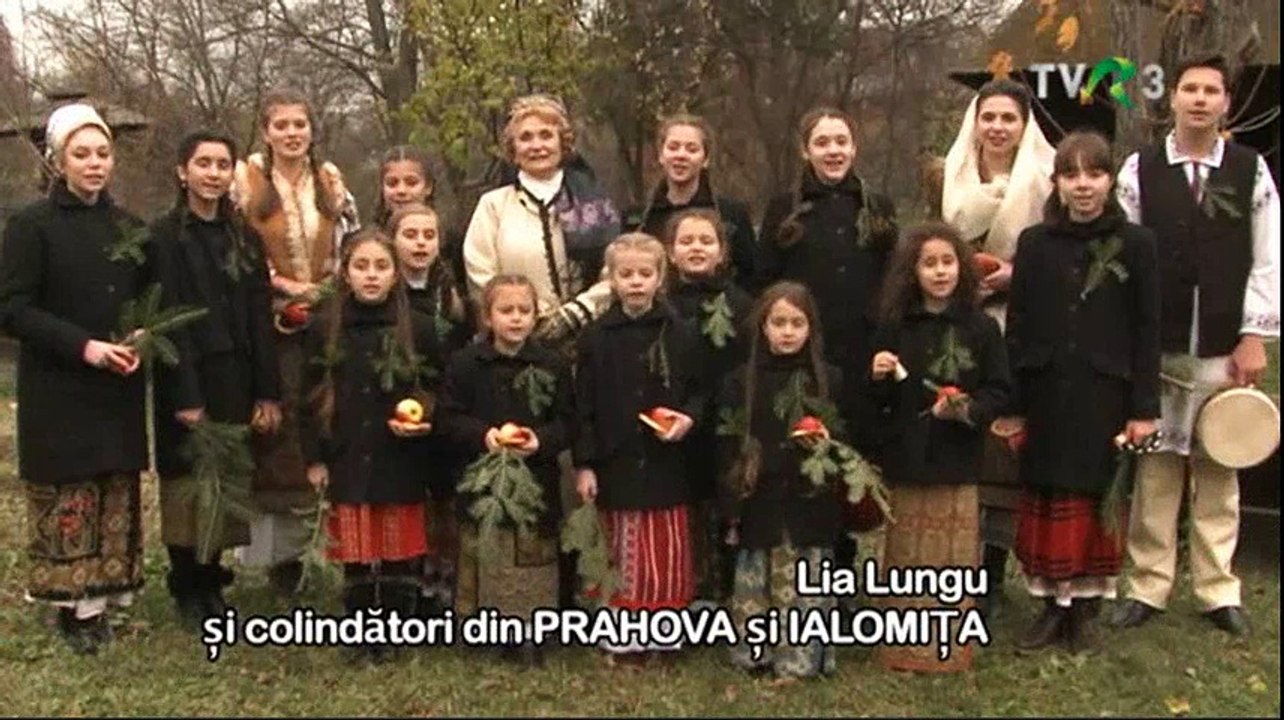 Lia Lungu si colindatori din Prahova si Ialomita - O, ce veste minunata (Popasuri folclorice - TVR 3 - 23.12.2017)