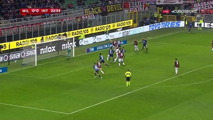 Ivan Perisic Canceled After VAR Goal - AC Milan 0-1 Inter Milan 27-12-2017