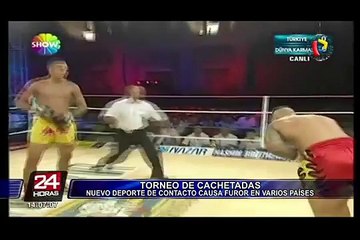 Nuevo deporte causa polémica: torneo de cachetadas