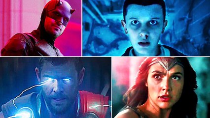 COMIC CON 2017 Trailers Compilation