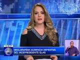 Declararían ausencia definitiva del Vicepresidente Glas