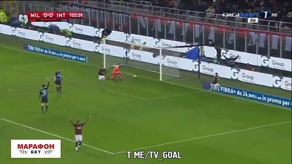 Cutrone Goal - Milan 1-0 Inter - 27.12.2017