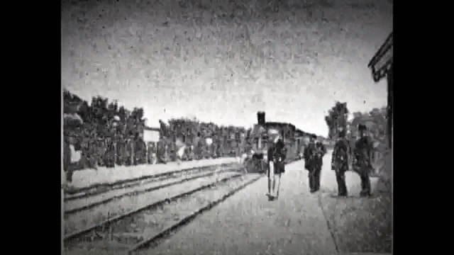 Arrivée d'un train gare de Vincennes (1896)