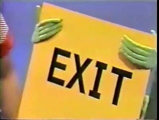 Classic Sesame Street - Kermit and Alfonso discuss EXIT