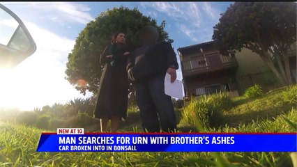 Lilac Fire Evacuee Pleads for Return of Brother`s Ashes After They Were Stolen