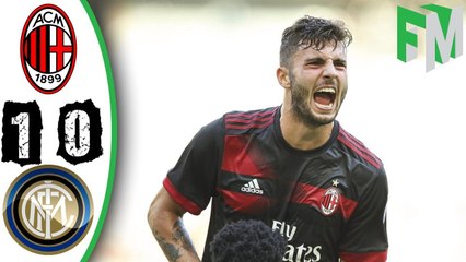 AC Milan vs Inter Milan 1-0 - Highlights & Goals - 27 December 2017