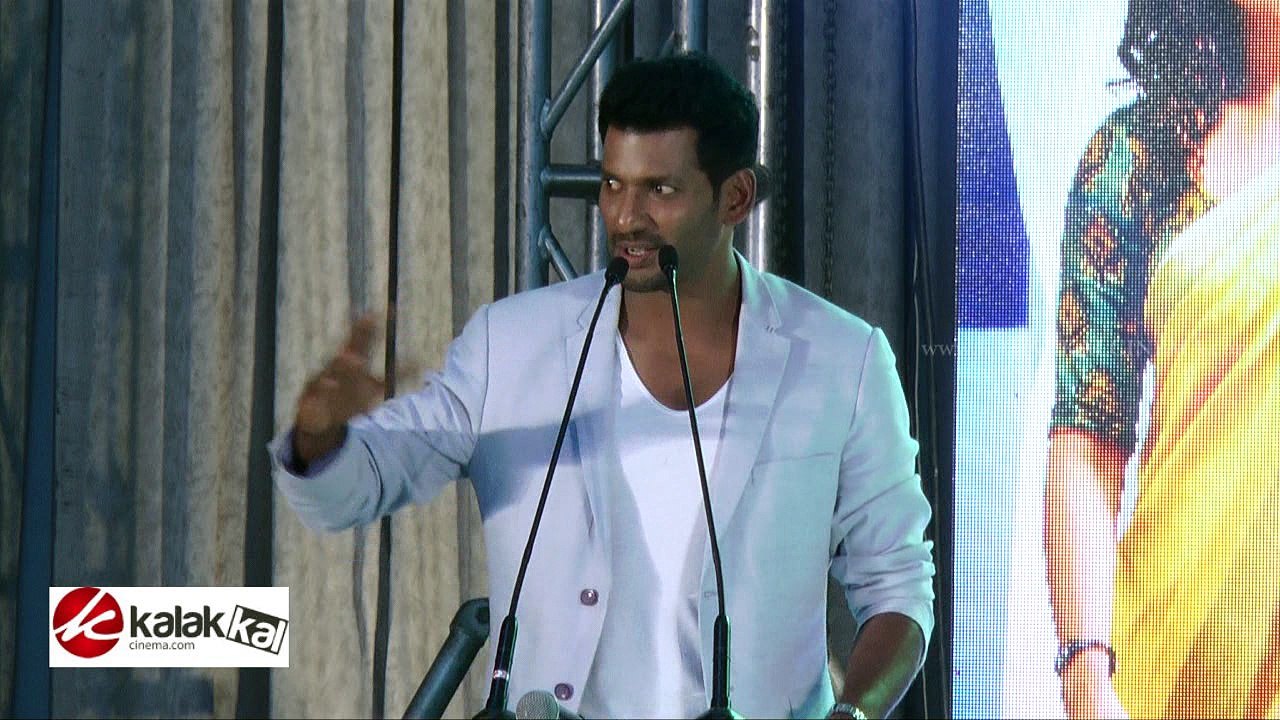 POLITICAL dialogues in IRUMBU THIRAI..? Vishal Bold Reply