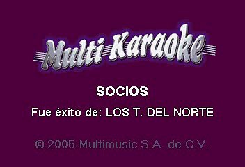 LOS TIGRES DEL NORTE - SOCIOS (KARAOKE)