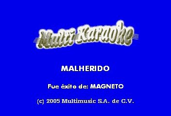 Magneto  - Malherido (Karaoke)