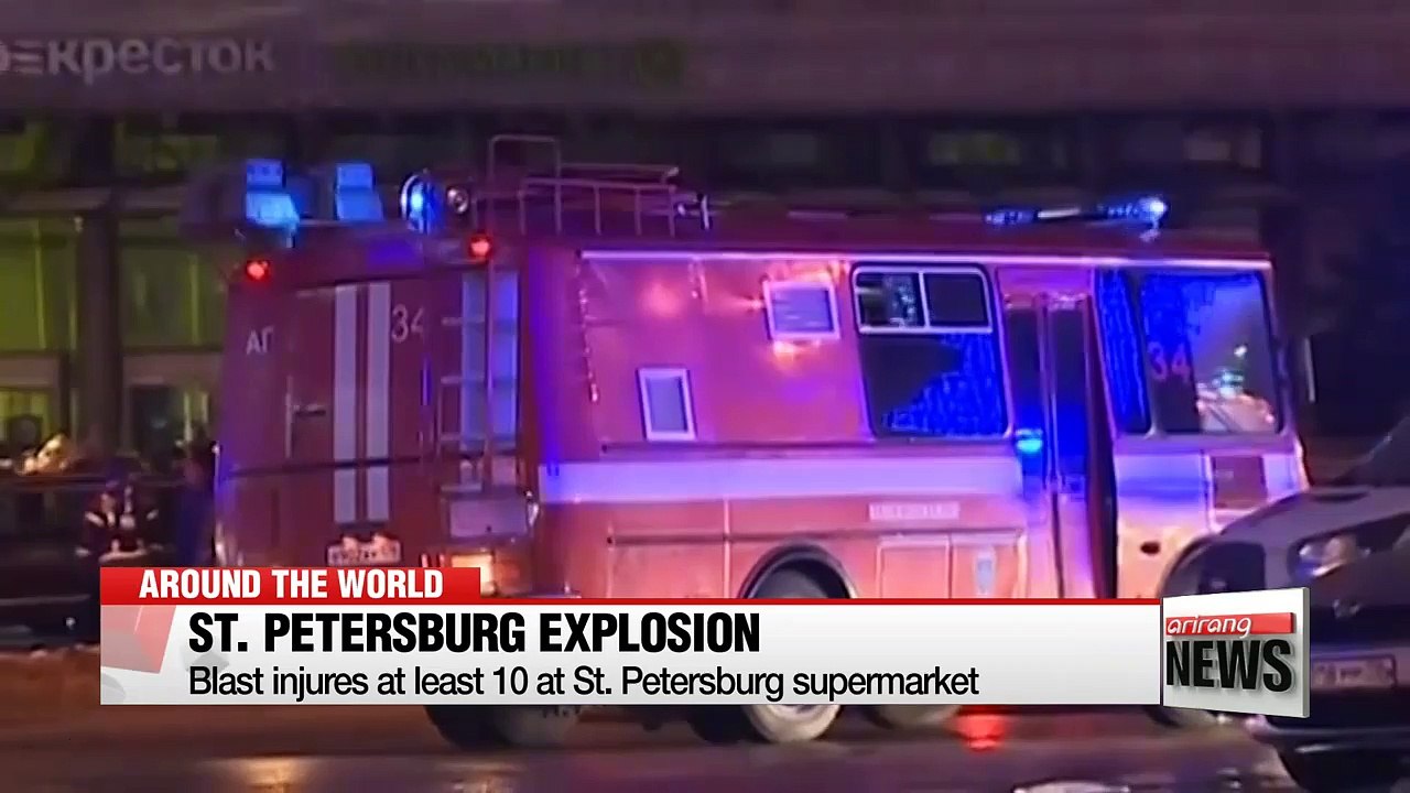 Explosion injures at least 10 at St. Petersburg supermarket