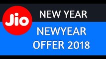 JIO Happy New Year OFERR 2018 | ₹199 & ₹299 4G Data Recharge Plans