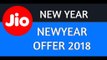 JIO Happy New Year OFERR 2018 | ₹199 & ₹299 4G Data Recharge Plans