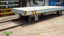 China electric handing equipment manufacturer's 150t loading railway transfer trolley with platform table,transfer wagon