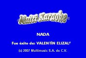 Valentin Elizalde - Nada (Karaoke)