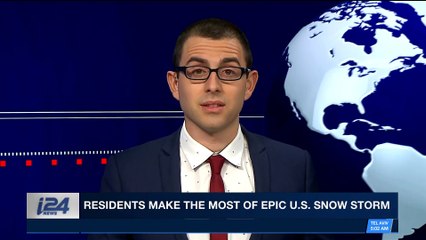 i24NEWS DESK | Residents make the most of epic U.S. snow storm | Wednesday, December 27th 2017