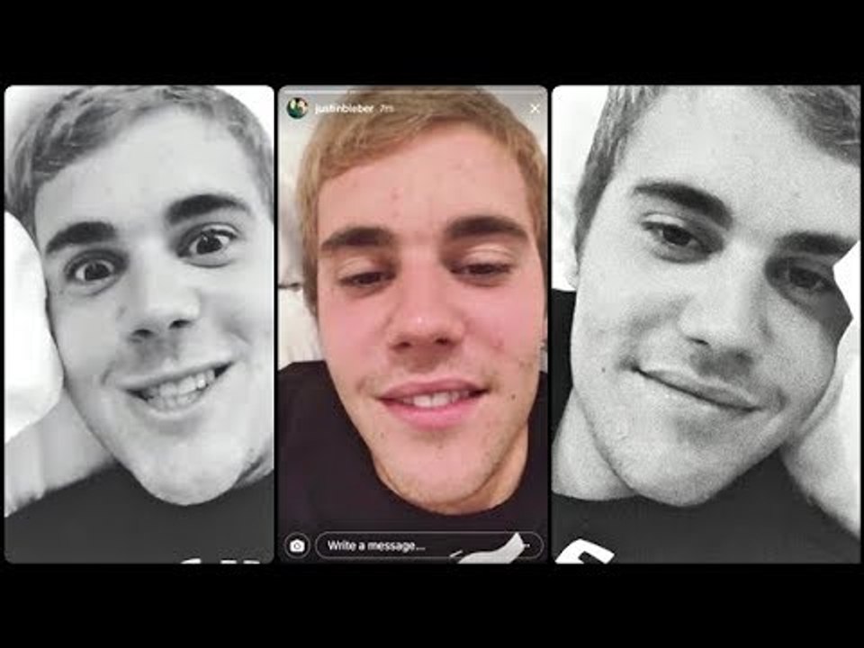 Justin Bieber's funny videos on Instagram Stories (September 2, 2017)