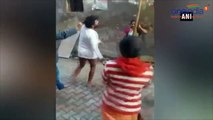 Mathura Priest thrashed by locals for allegedly molesting girls, Watch Video   Oneindia News