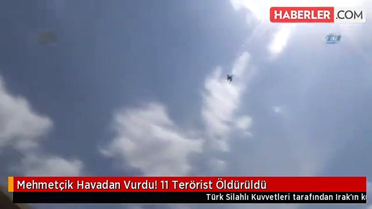 TSK'dan Irak'ın Kuzeyi ve Erzincan Kırsalına Hava Harekatı