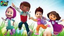 Wrong Heads Doc McStuffins Dora Masha Paw Patrol Ryder Finger family Nursery Rhymes for kids fun-f