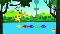 Five Little Ducks Went Swimming One Day Duck Song Nursery Rhymes  Kids