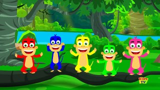 Five Little Monkeys Nursery Rhymes Songs For Kids C