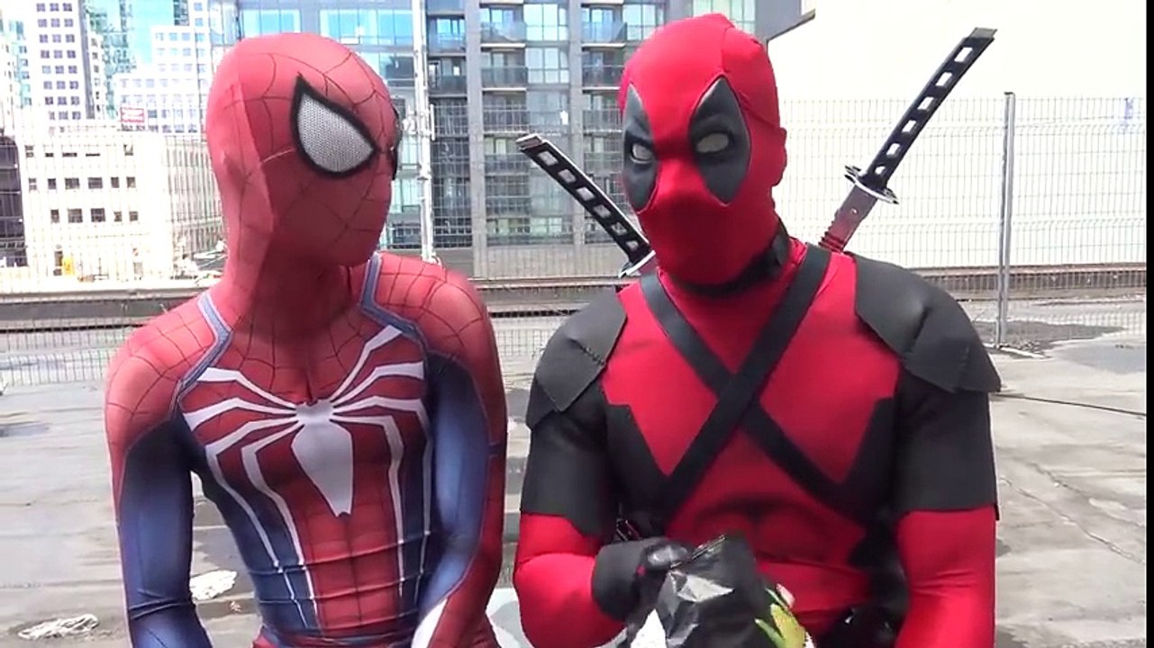 DEADPOOL is in Love Again! with Spider-Man & Domino | Superheroes | Spiderman | Superman | Frozen Elsa | Joker