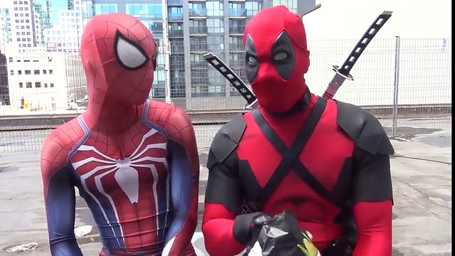 DEADPOOL is in Love Again! with Spider-Man & Domino | Superheroes | Spiderman | Superman | Frozen Elsa | Joker