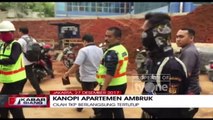 Polisi Lakukan Olah TKP di Apartemen Pakubuwono Terkait Kanopi Ambruk