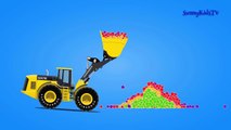 Cars. Surprise Eggs. Learn Vegetables. Wheel Loader. Cartoons for Children.-q2w250cwIjI