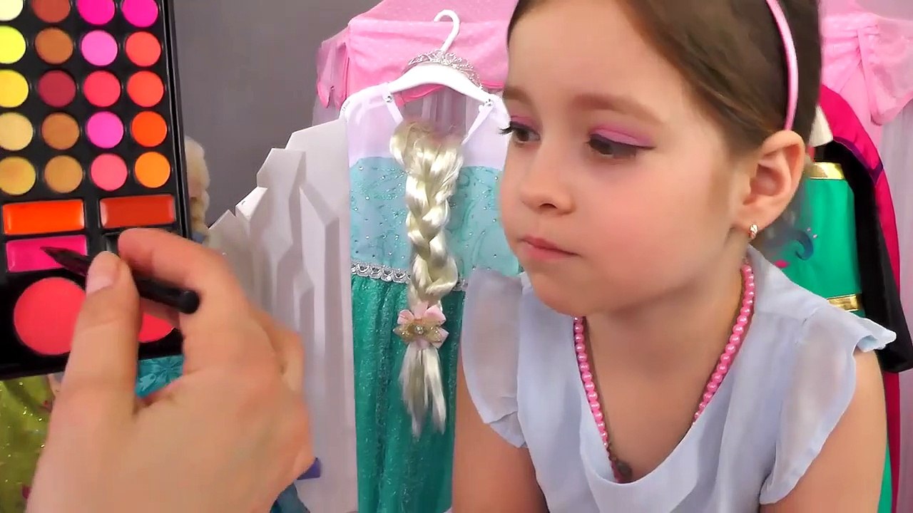 Learn Colors for Children with Frozen Elsa Anna Magic Transform   Baby Nursery Rhymes Song for Kids