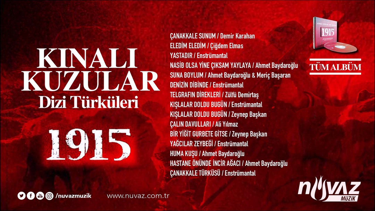 Kınalı Kuzular Dizi Türküleri 1915 (Tüm Albüm)