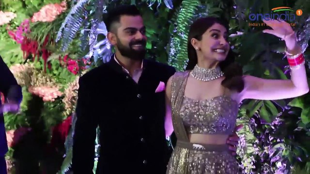 கோஹ்லி - அனுஷ்கா வரவேற்பிற்கு வந்த இலங்கை அணி ரசிகர்- வீடியோ