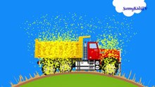 Cars. Truck. Learn Fruits. Learn to count. Cartoon.-IlHoUWDpBd8