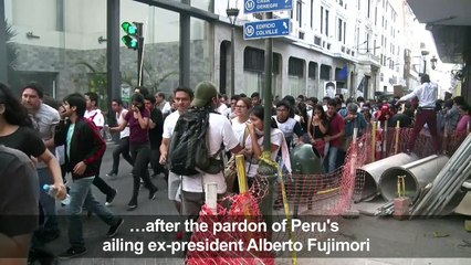 Victims of Peru's Fujimori rail against ex-president's pardon