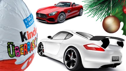 Mini modelle Happy New Year Kinder Surprise Unboxing Racing Cars Киндер Сюрпризы Тачки