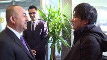 Dışişleri Bakanı Çavuşoğlu, Japonya Dışişleri Bakanı Taro Kono ile görüştü -Gazetecilerle Japonca sohbet -  ANKARA