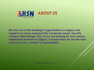 Top Web Design company in Calgary - HSN Technology