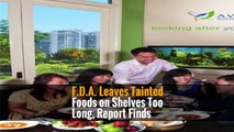 F.D.A. Leaves Tainted Foods on Shelves Too Long, Report Finds