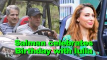 Salman celebrates his 52nd Birthday with Iulia Vantur
