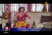 Florinda Meza volvió a interpretar a la popular y carismática “Chimoltrufia”