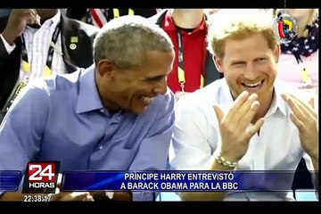 Príncipe Harry realizó entrevista a Barack Obama para la BBC en el programa Today