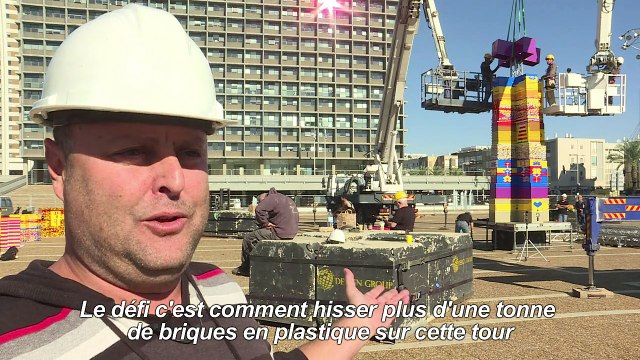 Israël: une tour en Lego de 36 mètres, candidate au Guinness